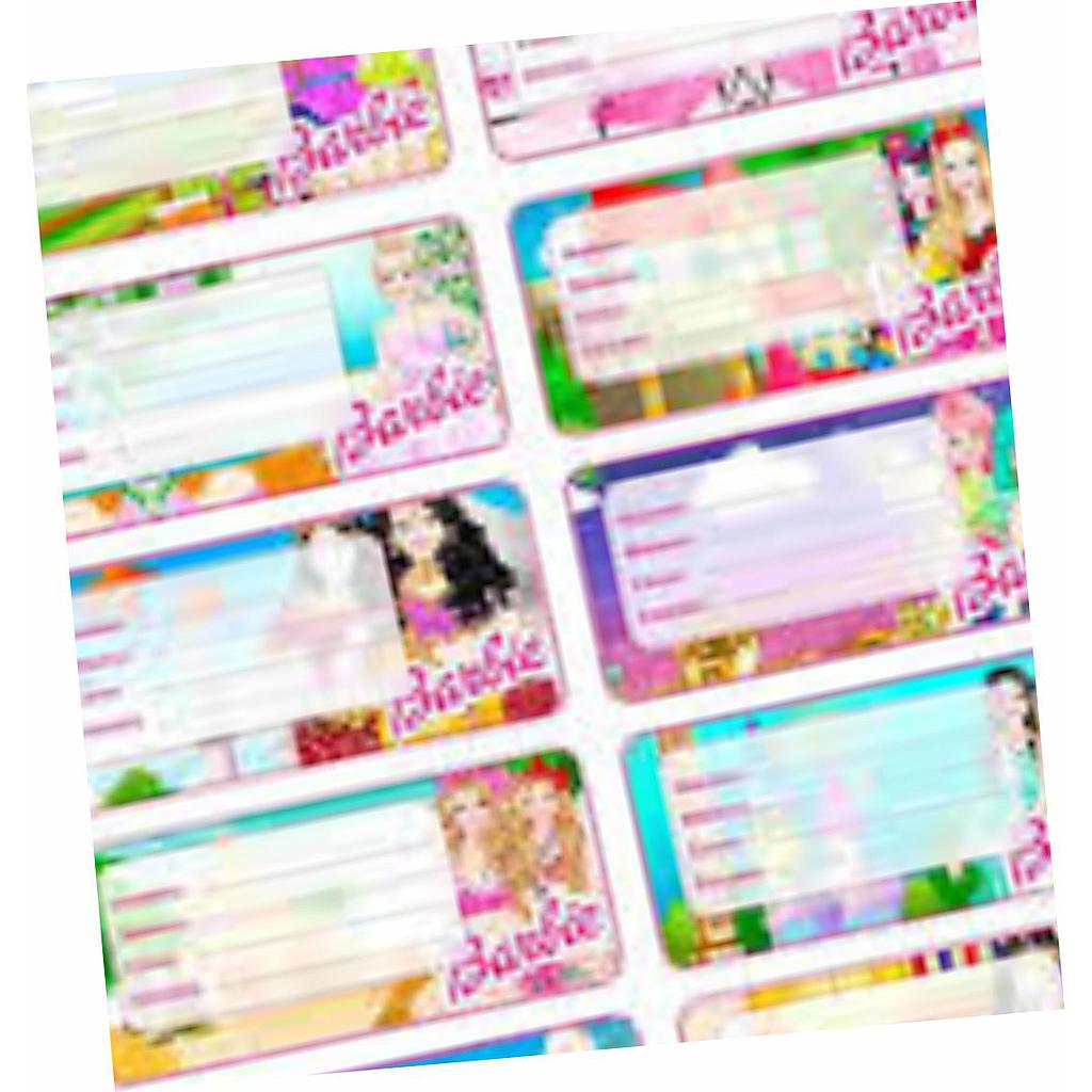 STICKER CUADERNO ADHESIVO VARIOS