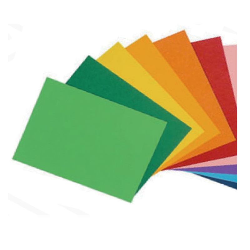 PAPEL / HOJA DE COLOR ARCOIRIS A4