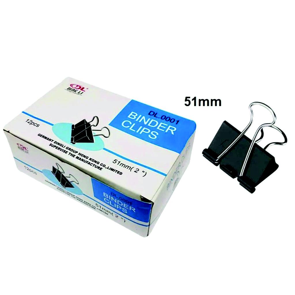 BINDER CLIPS 2´´ (51 MM) X 2 UNI