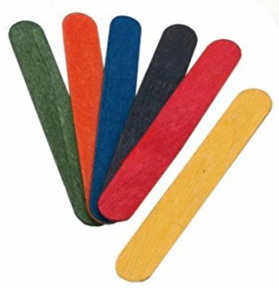 BAJA LENGUA COLORES PQT X 12