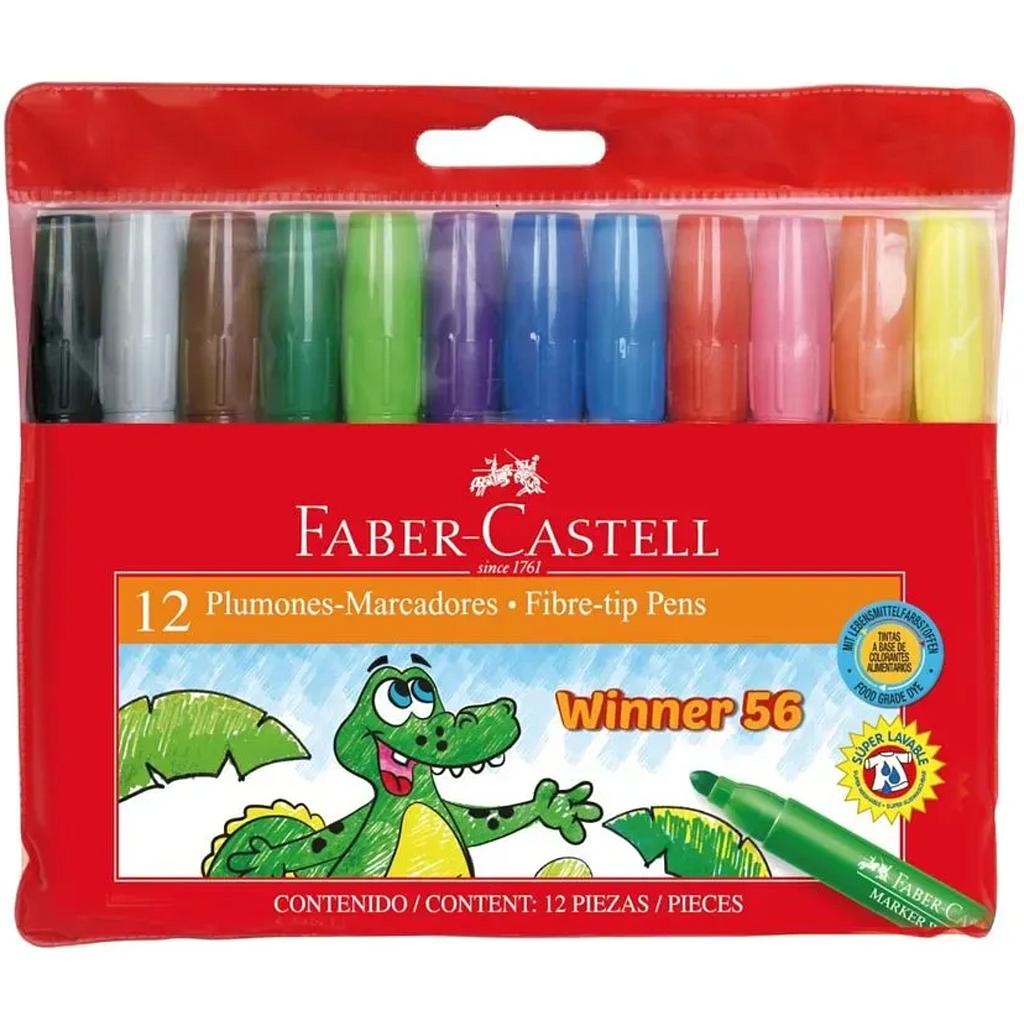 PLUMON JUMBO WINNER N°56 X 12 - FABER CASTELL