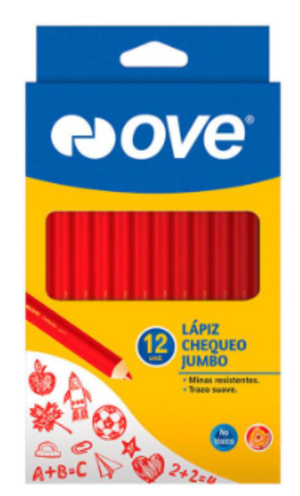 LAPIZ CHEQUEO  JUMBO - OVE