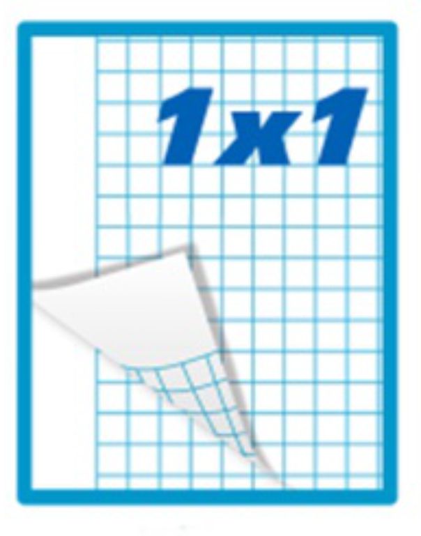 PAPELOGRAFO CUADRICULA PEQUEÑA 56 GR  58 X 78