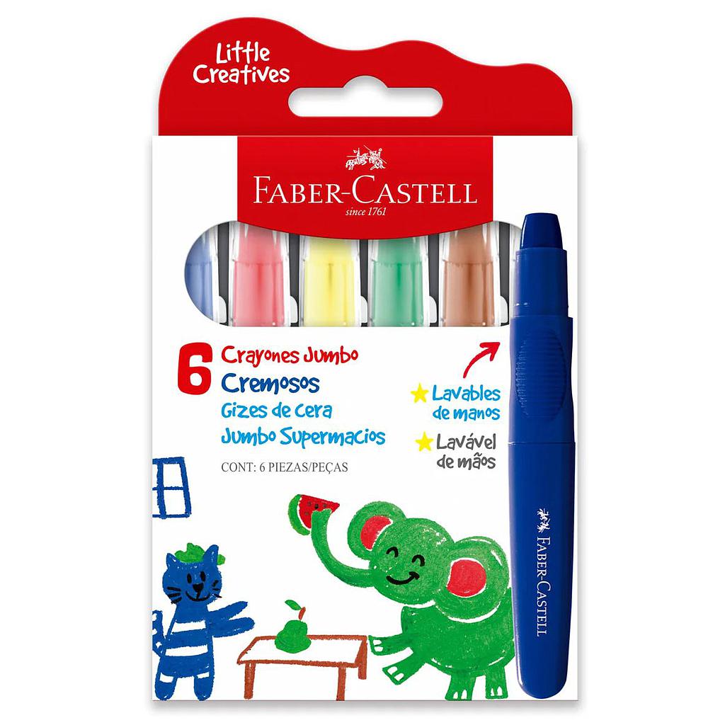 CRAYONES JUMBO  CREMOSOS - FABER