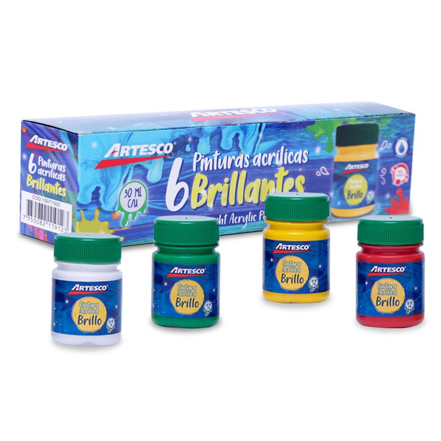 PINTURA APU ACRILICAS BRILLANTE X 6 - ARTESCO