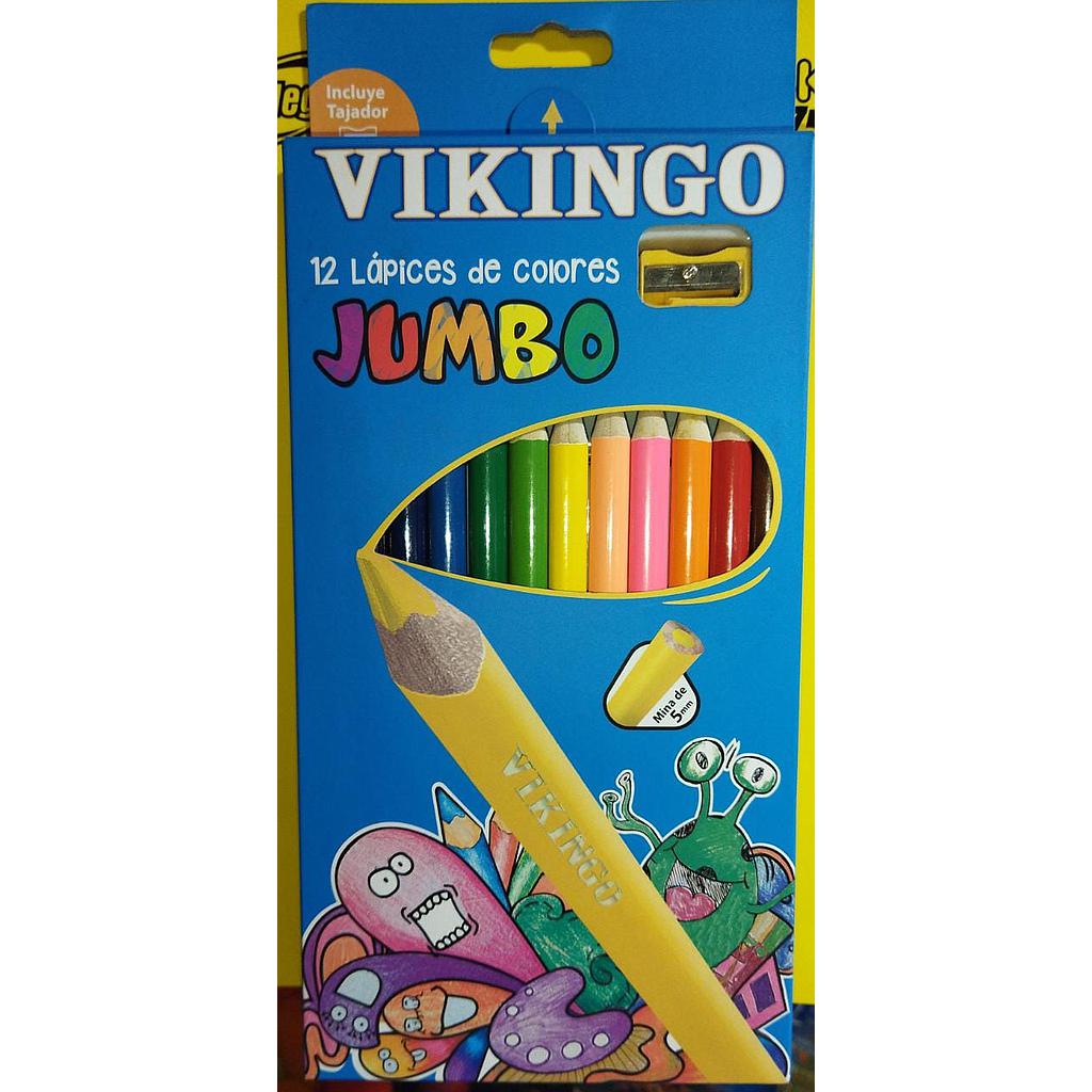 COLORES JUMBO X 12 + LAP/TAJ -  VIKINGO