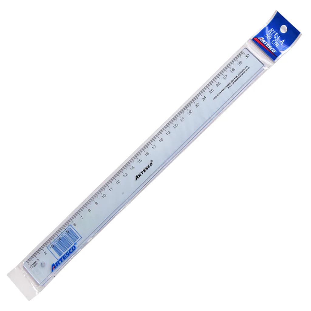 REGLA CRISTAL 30 CM ARTESCO