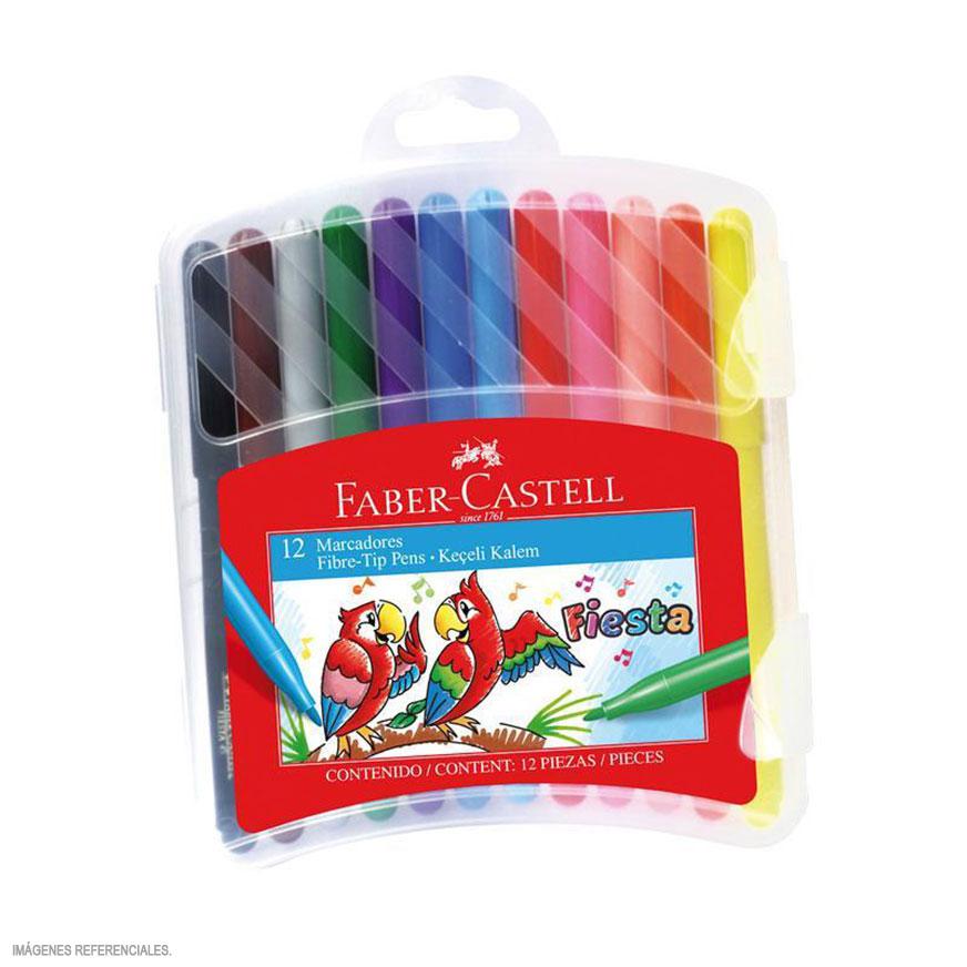 PLUMON DELGADO X 12 ESTU RIGIDO FABER