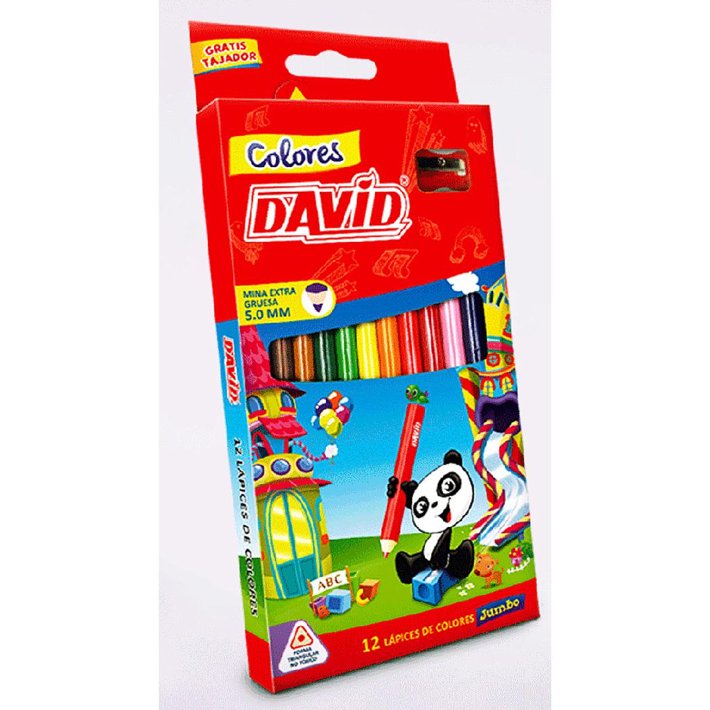 COLORES X 12 JUMBO - DAVID