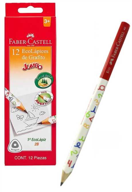 LAPIZ JUMBO 2B S/B - FABER CASTELL