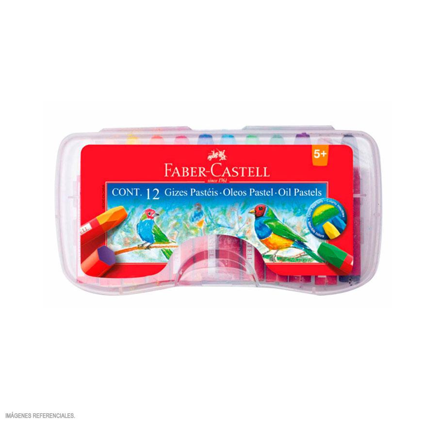 OLEO PASTEL X 12uni EST RIGIDO - FABER CASTELL