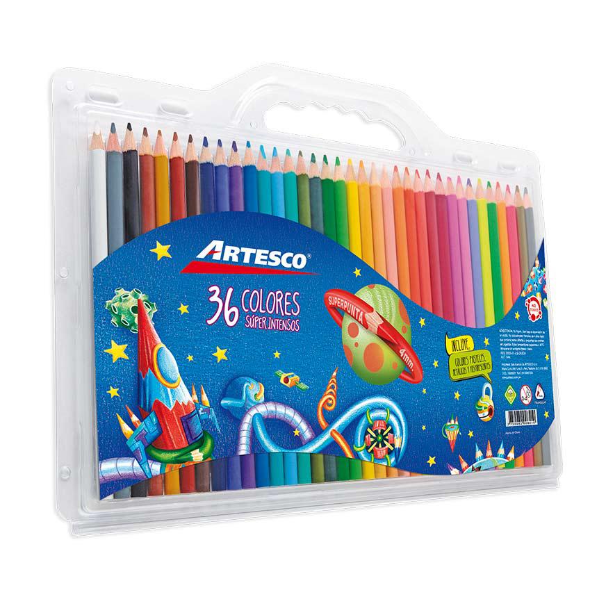 COLORES LARGOS TRIANGULARES X 36 - ARTESCO  