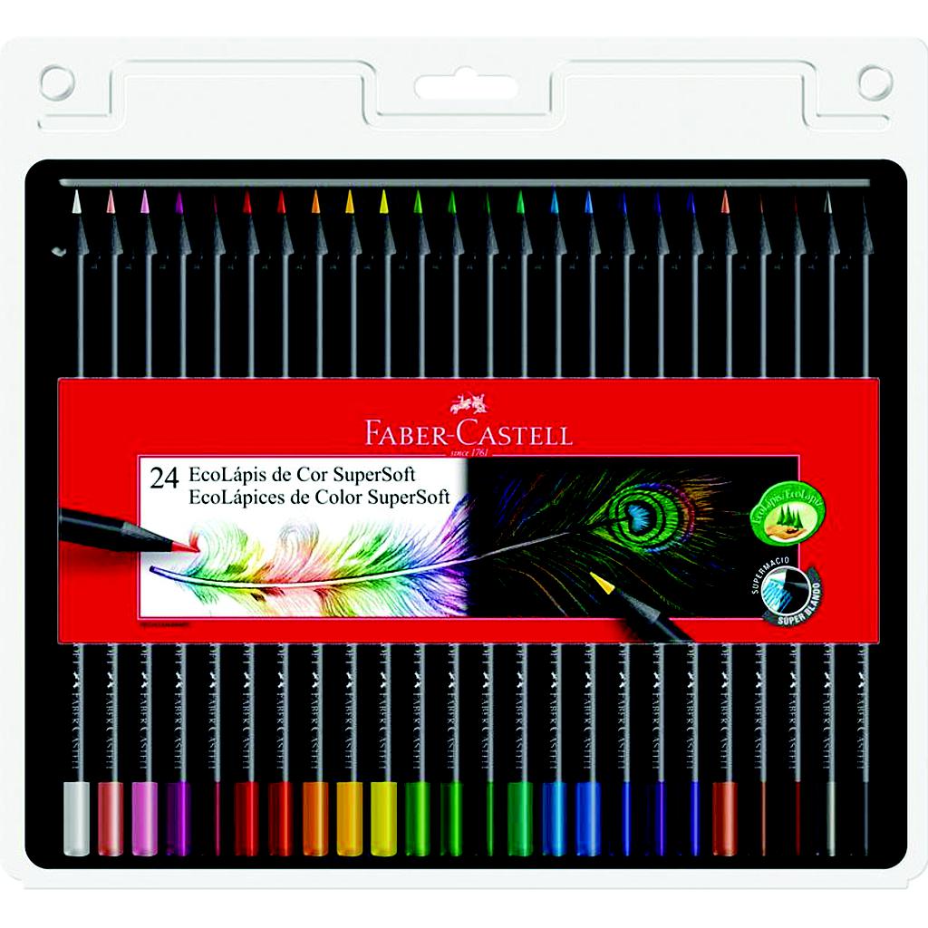 COLORES SUPERSOFT X 24 - FABER CASTELL