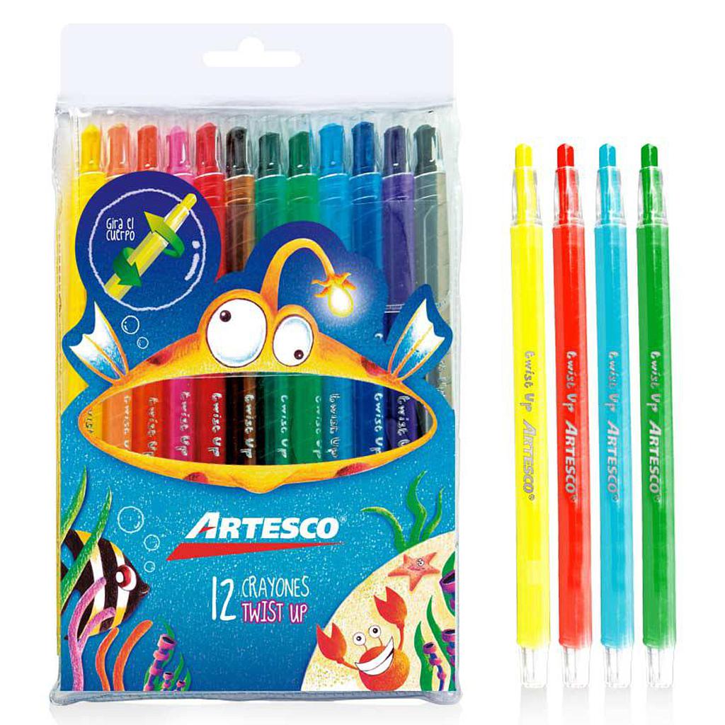 CRAYONES TWIST UP - ARTESCO