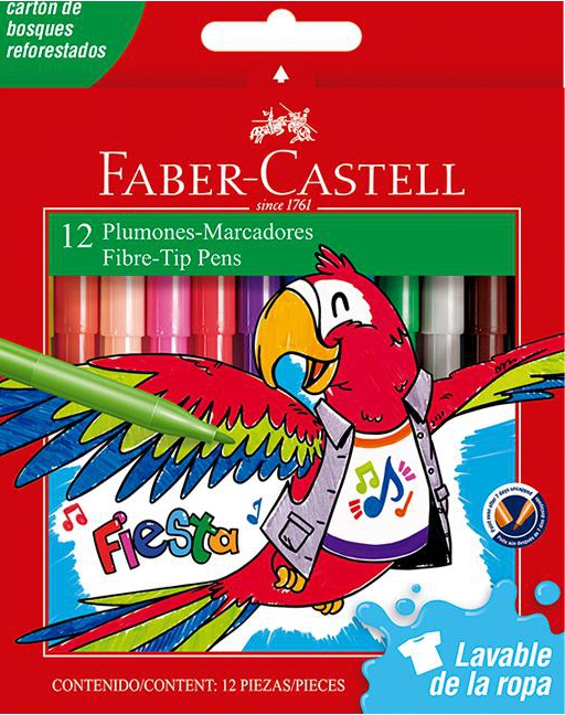 PLUMON FIESTA X12 - FABER CASTELL