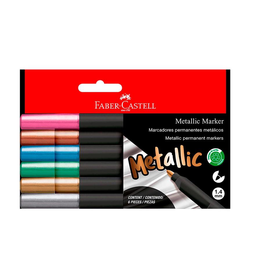 PLUMON METALLIC X6 - FABER CASTELL