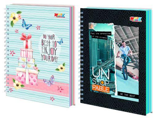 CUADERNO ANILLADO A4 C/DISEÑO 160HJ MARK BOOK