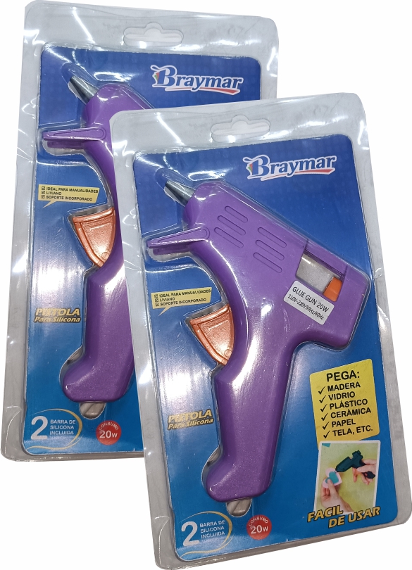 PISTOLA DE SILICONA 20w - BRAYMAR