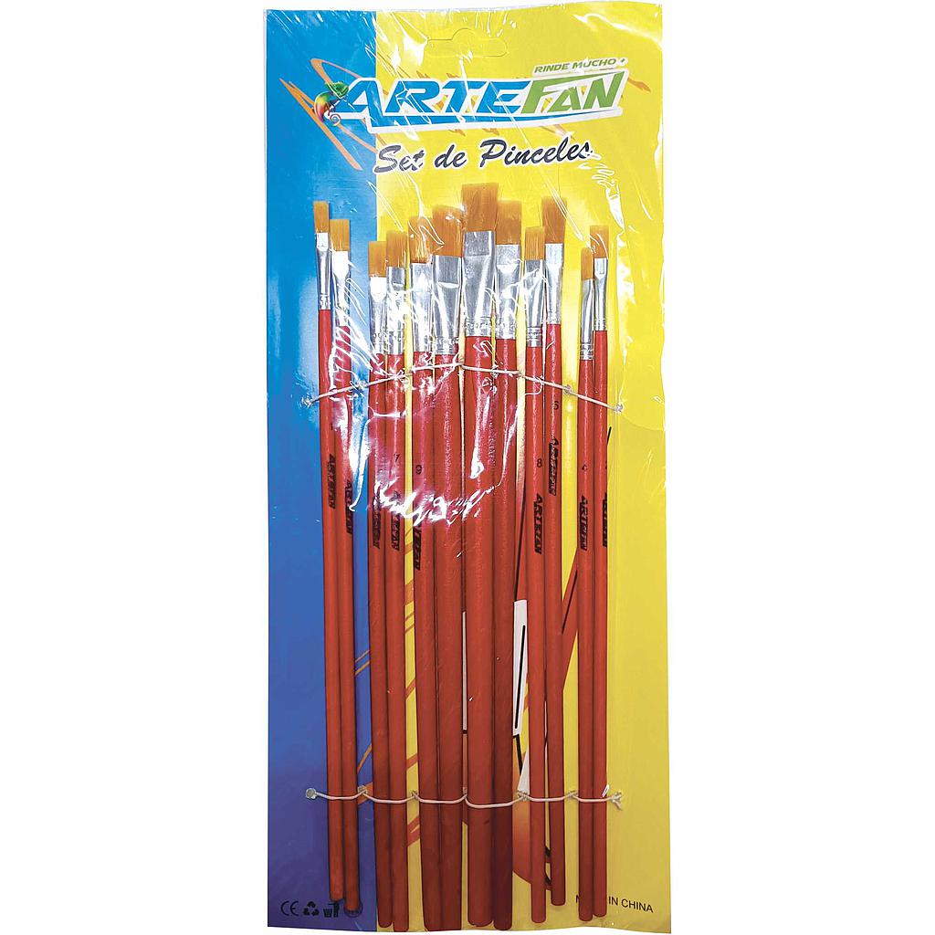 PINCEL DE MADERA ROJA GRANDE 