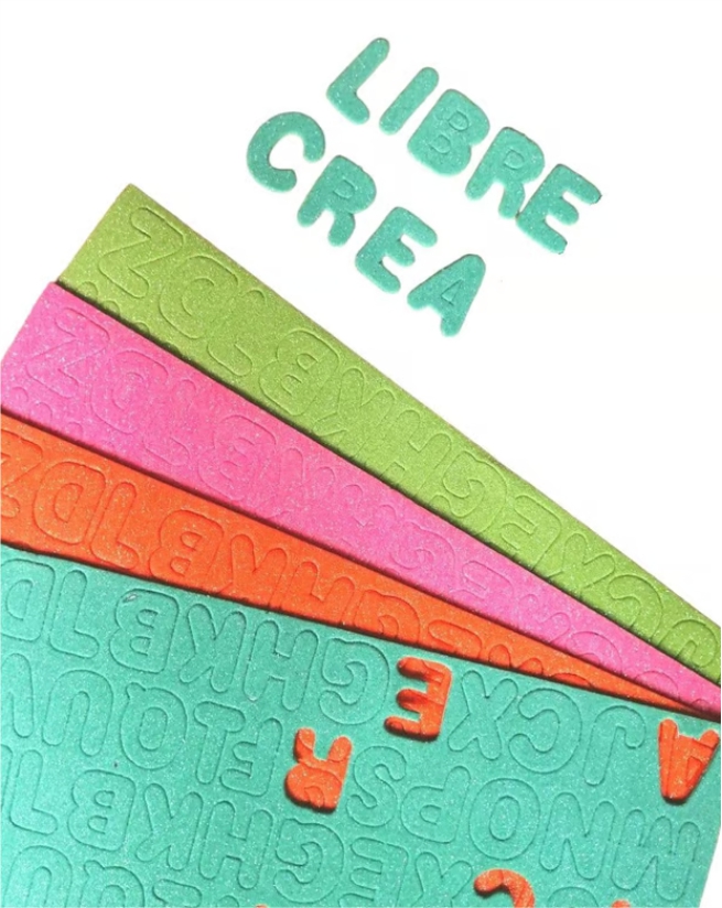 MICROPOROSO ESCARCHADO A/4 LETRAS