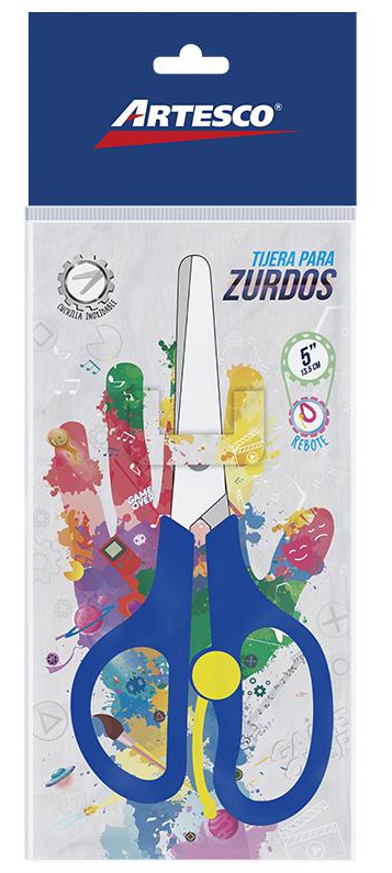 TIJERA P/ZURDO C/REBOTE - ARTESCO