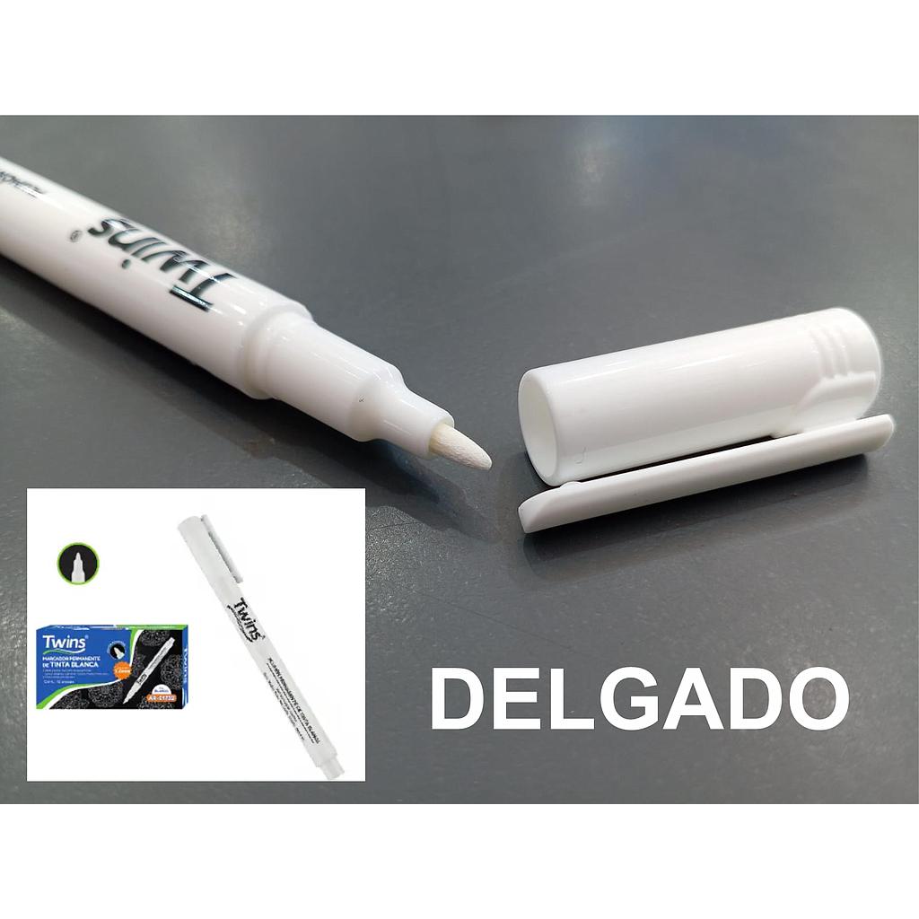 PLUMON INDELEBLE BLANCO DELGADO - TWINS