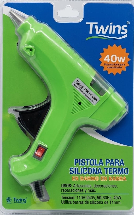 PISTOLA DE SILICONA GRANDE - TWINS