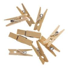 GANCHO DE MADERA ROPA X 12 UNIDADES