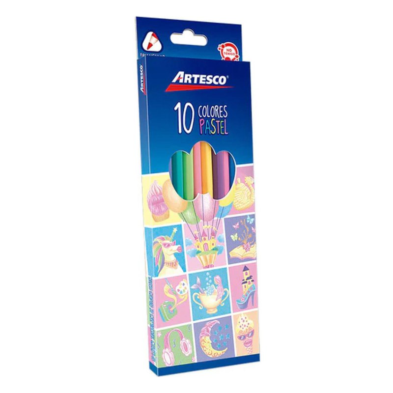 COLORES PASTEL X10 - ARTESCO