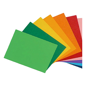 HOJA DE COLOR ARCOIRIS A4