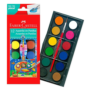 ACUARELA X 12 UN FABER CASTELL
