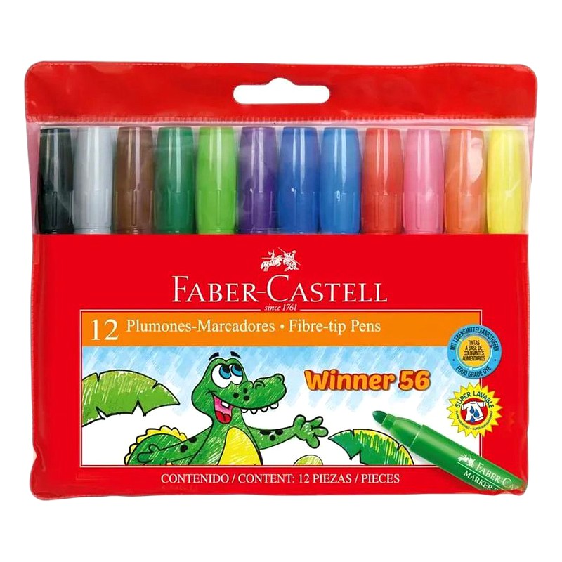 PLUMON JUMBO WINNER N°56 X 12 - FABER CASTELL