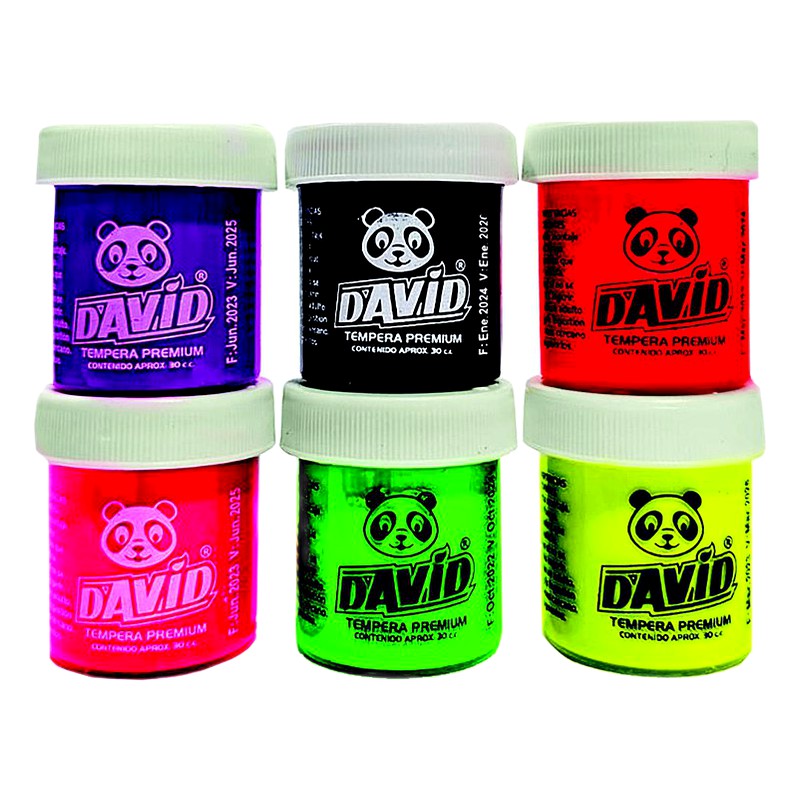 TEMPERA DAVID 30 ML NEON