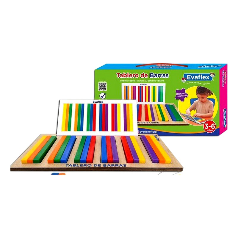 TABLERO DE BARRAS 6 CARTILLAS  EVAFLEX