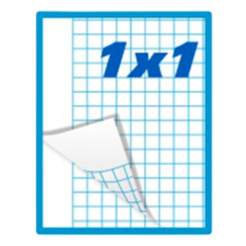 PAPELOGRAFO CUADRICULA PEQUEÑA 56 GR  58 X 78
