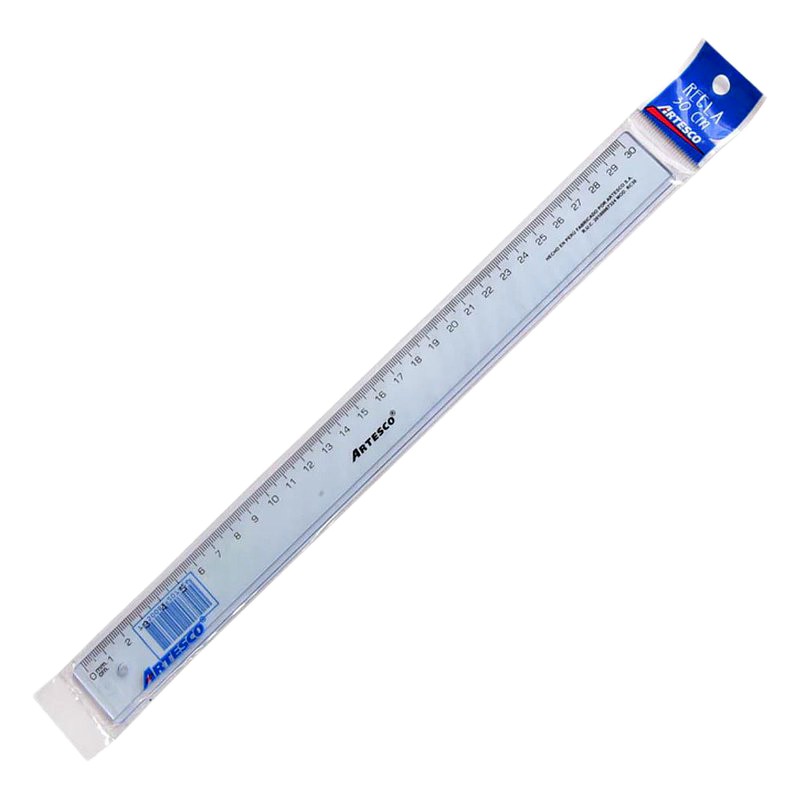 REGLA CRISTAL 30 CM ARTESCO