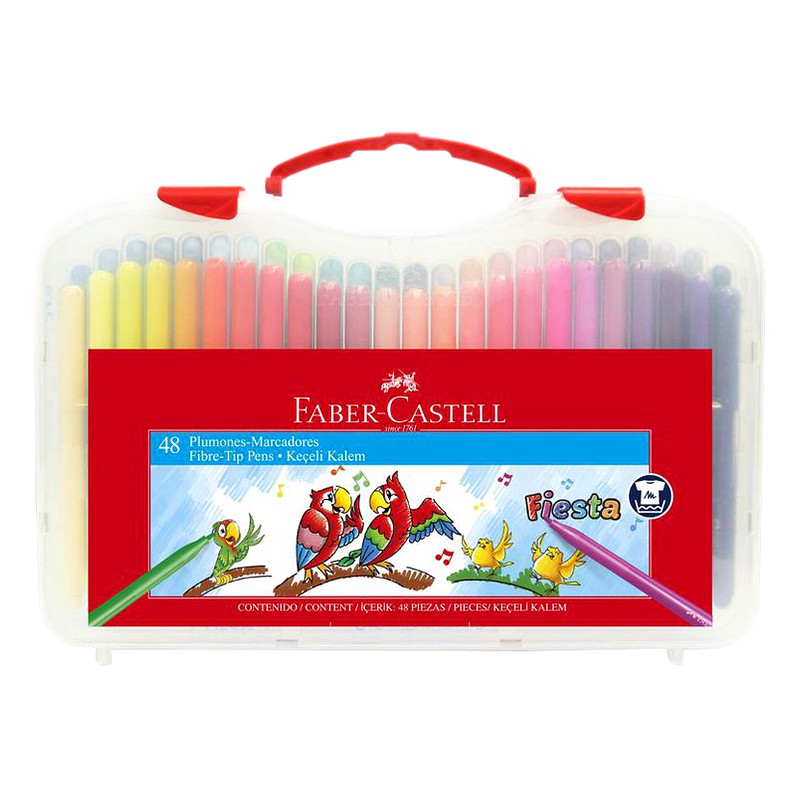 PLUMON DELGADO X 48 UNI FABER ESTUCH RIGIDO