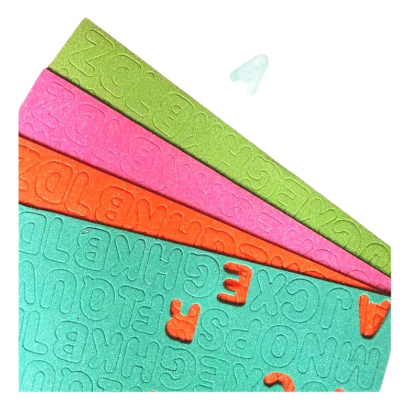 MICROPOROSO ESCARCHADO A/4 LETRAS