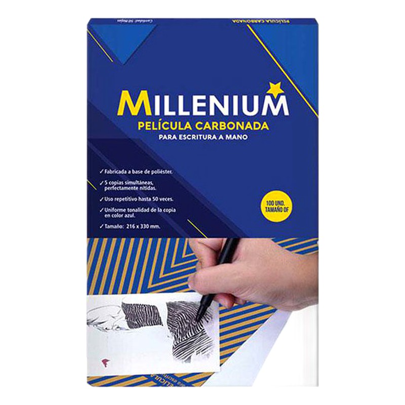 PAPEL CALCA / CARBON A4 - MILLENIUN