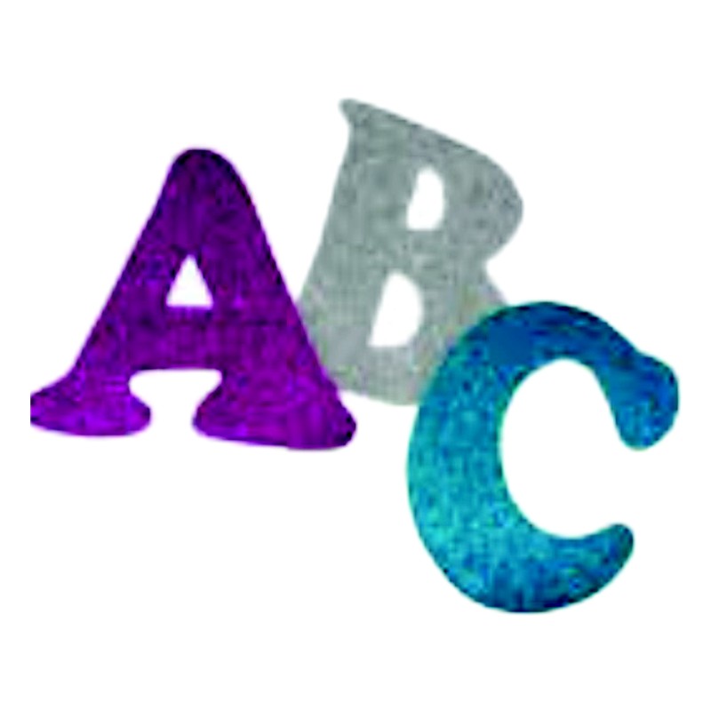 LETRA ABC -ESCARCHADO #4 