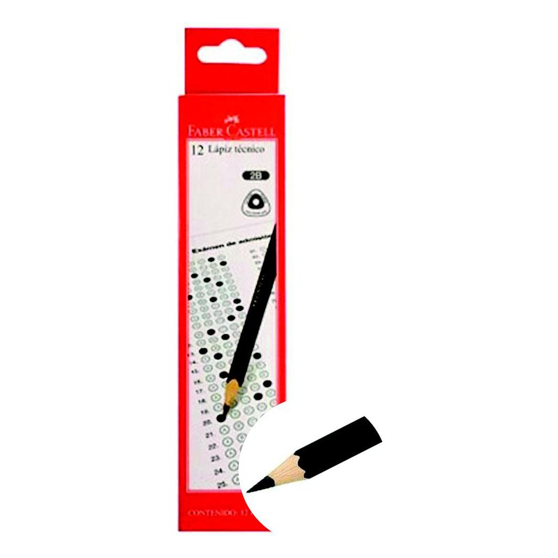 LAPIZ TECNICO 2B S/BORRADOR - FABER CASTELL