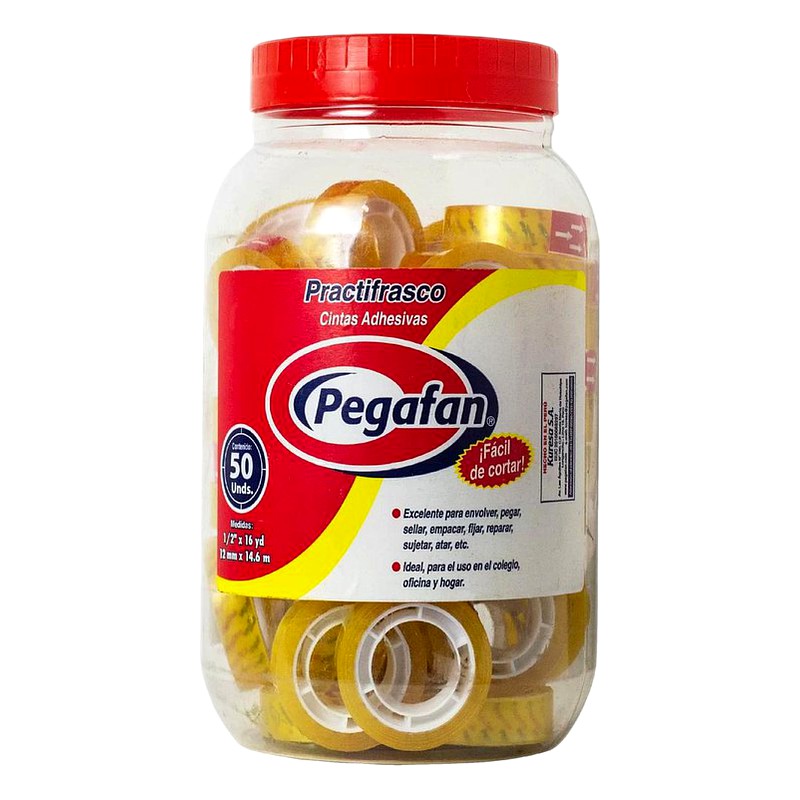 CINTA ADHESIVA 1/2´X16Y - PEGAFAN