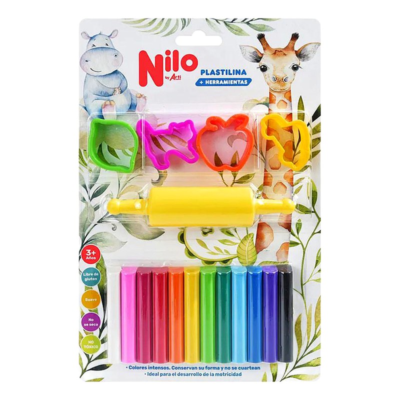 PLASTILINA C/HERRAMIENTAS - NILO