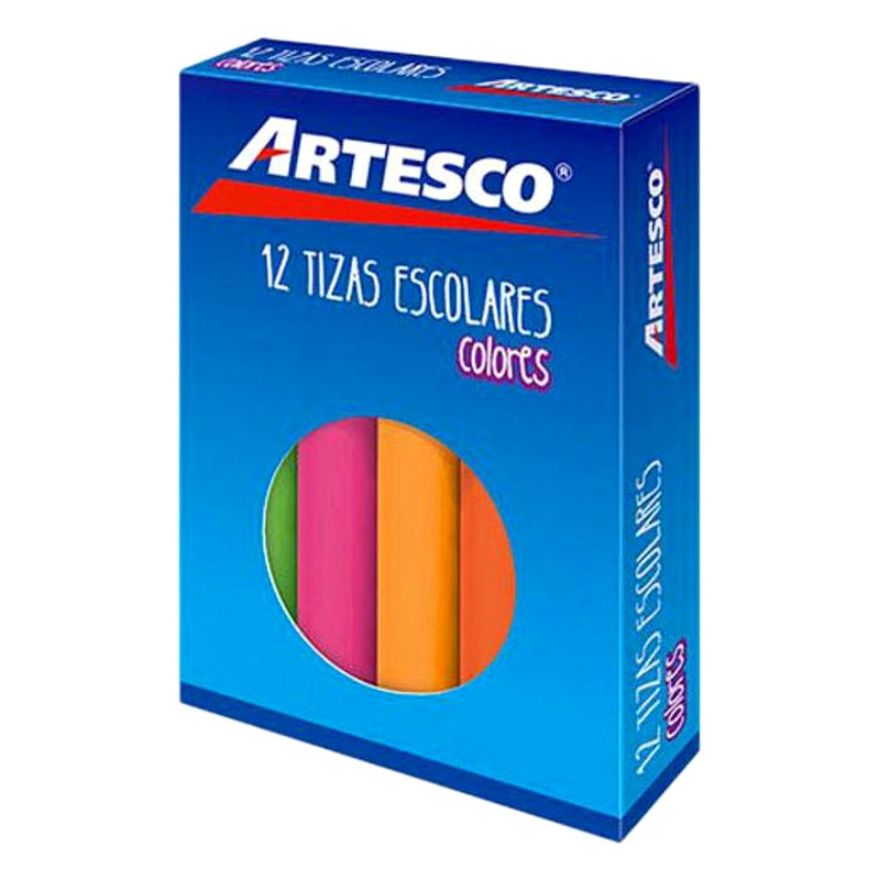 TIZA COLORES X 12 - ARTESCO