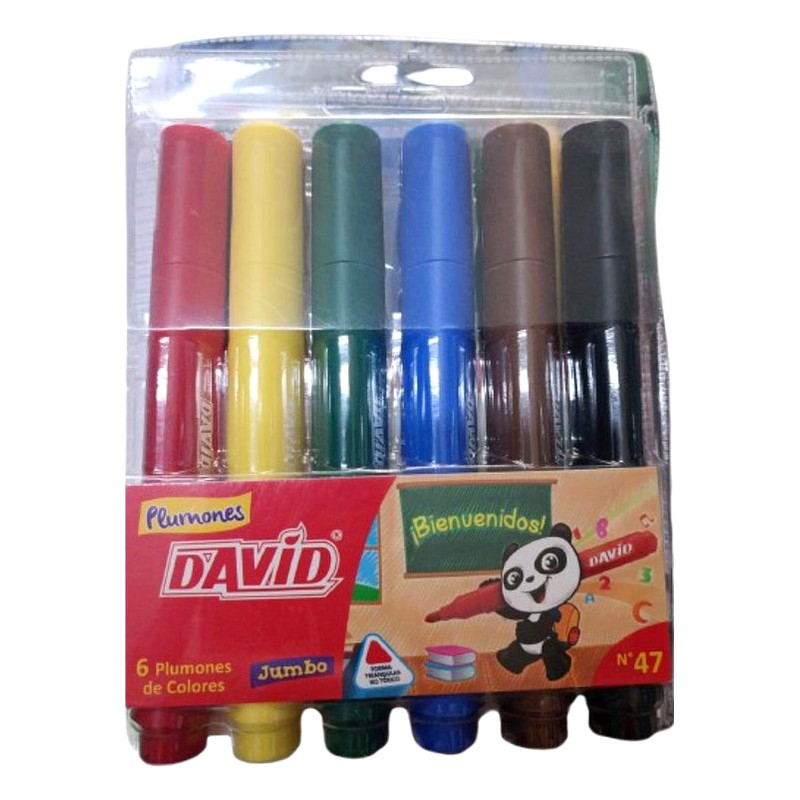 PLUMON PAPEL X 6 UN - DAVID