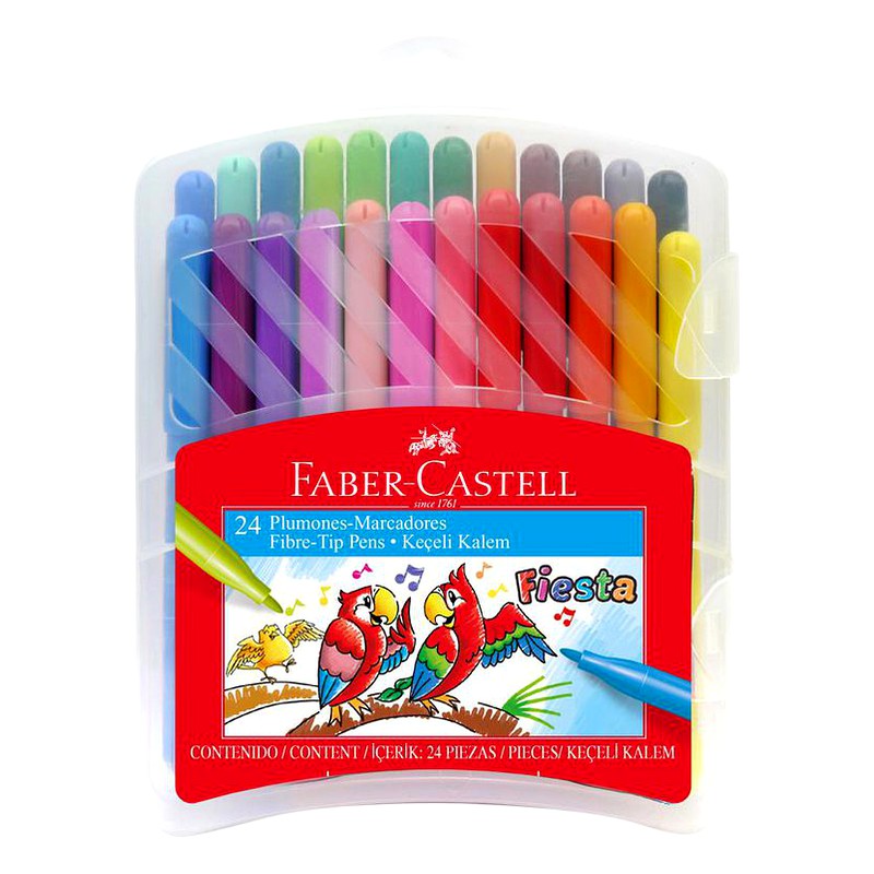 PLUMON DELGADO X 24 ESTU RIGIDO FABER