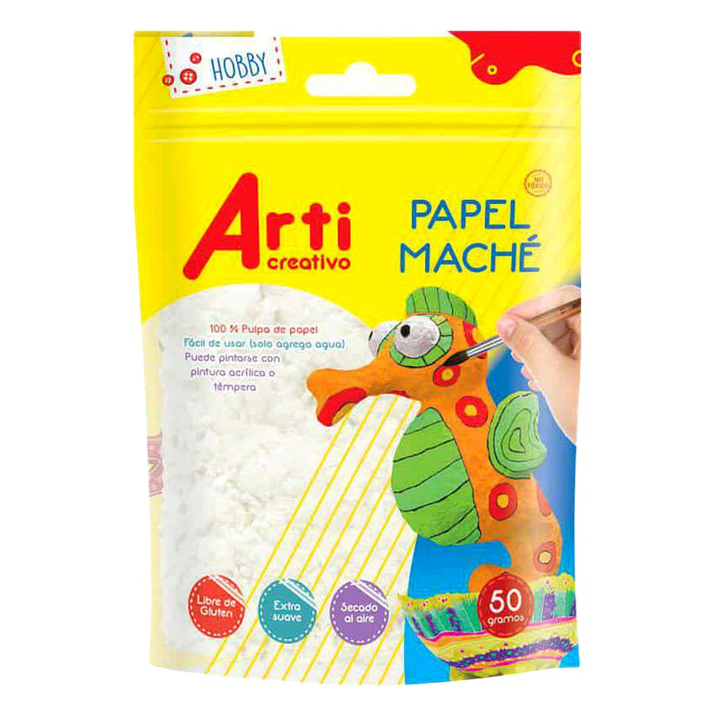 PAPEL MACHE 50gr. - ARTE CREATI