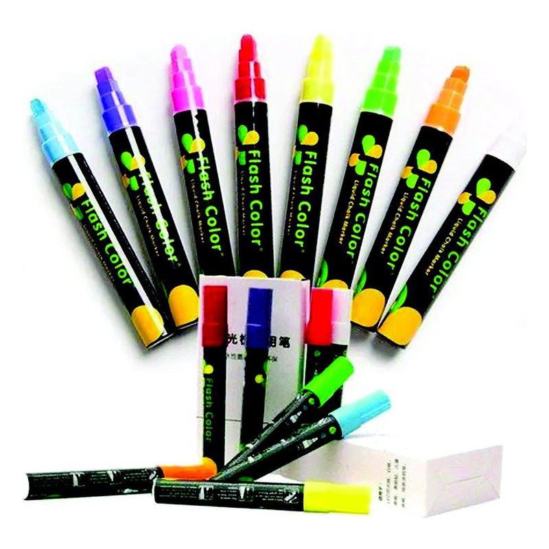 PLUMON TIZA LIQUIDA NEON UNI