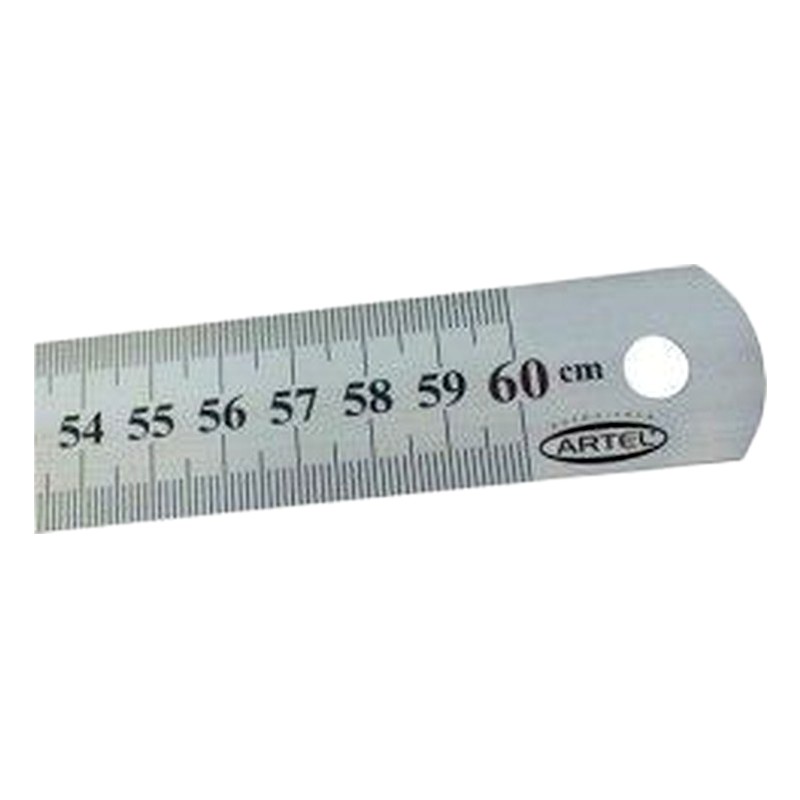 REGLA DE METAL - 60cm
