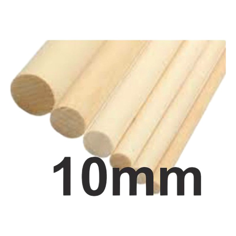MADERA BALSA REDONDA 10mn